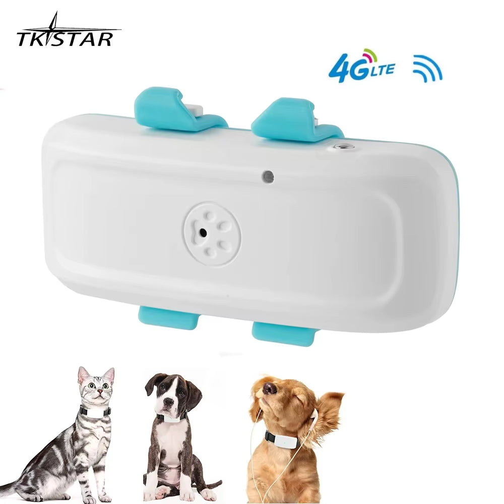 Tk911Pro  4G GPS Tracker Pet GPRS Locator Best Mini Pets Tracking Device for Dog Cat with Free Web APP Waterproof IP66