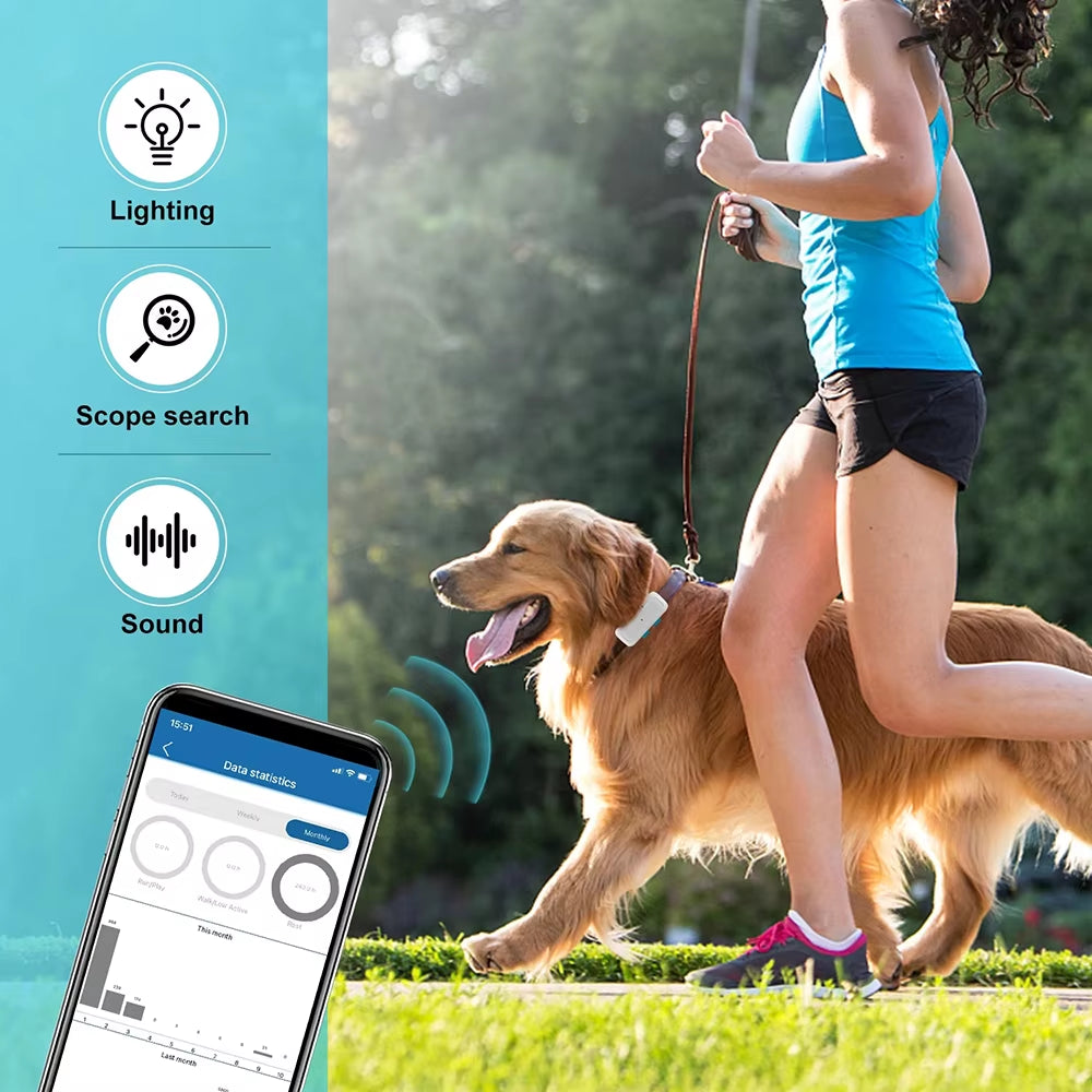 Tk911Pro  4G GPS Tracker Pet GPRS Locator Best Mini Pets Tracking Device for Dog Cat with Free Web APP Waterproof IP66