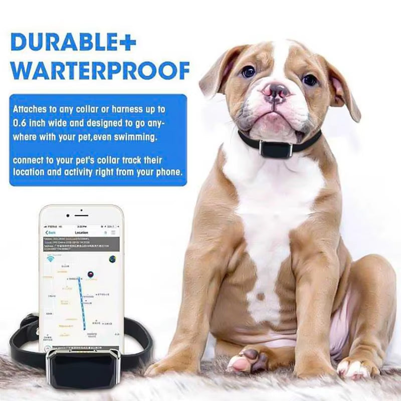 D2 GPS Smart Waterproof Pet Locator Universal Waterproof GPS Location Collar for Cats and Dogs Positioning Tracker Locating