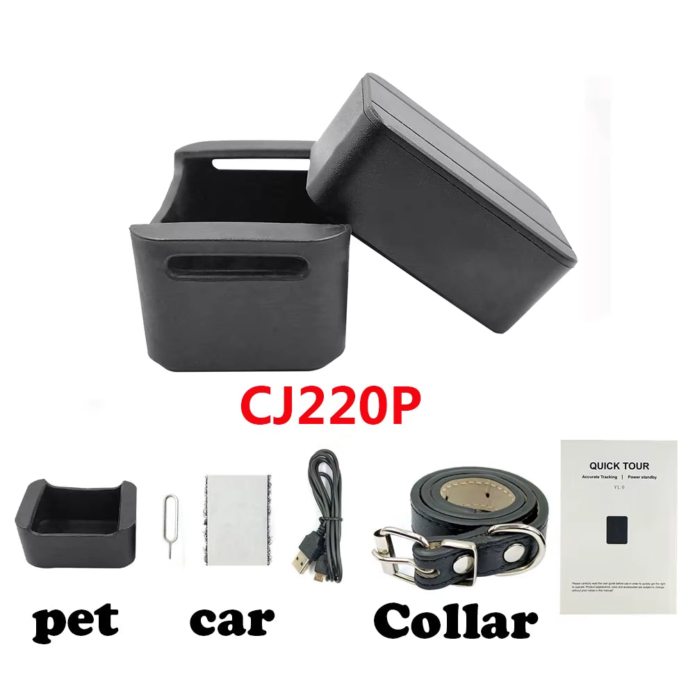 4G Mini GPS Tracker Dogs Pet Kids Personal Car Locator Anti-Lost Tracking Device Voice Monitor GSM GPRS Online Free Website APP