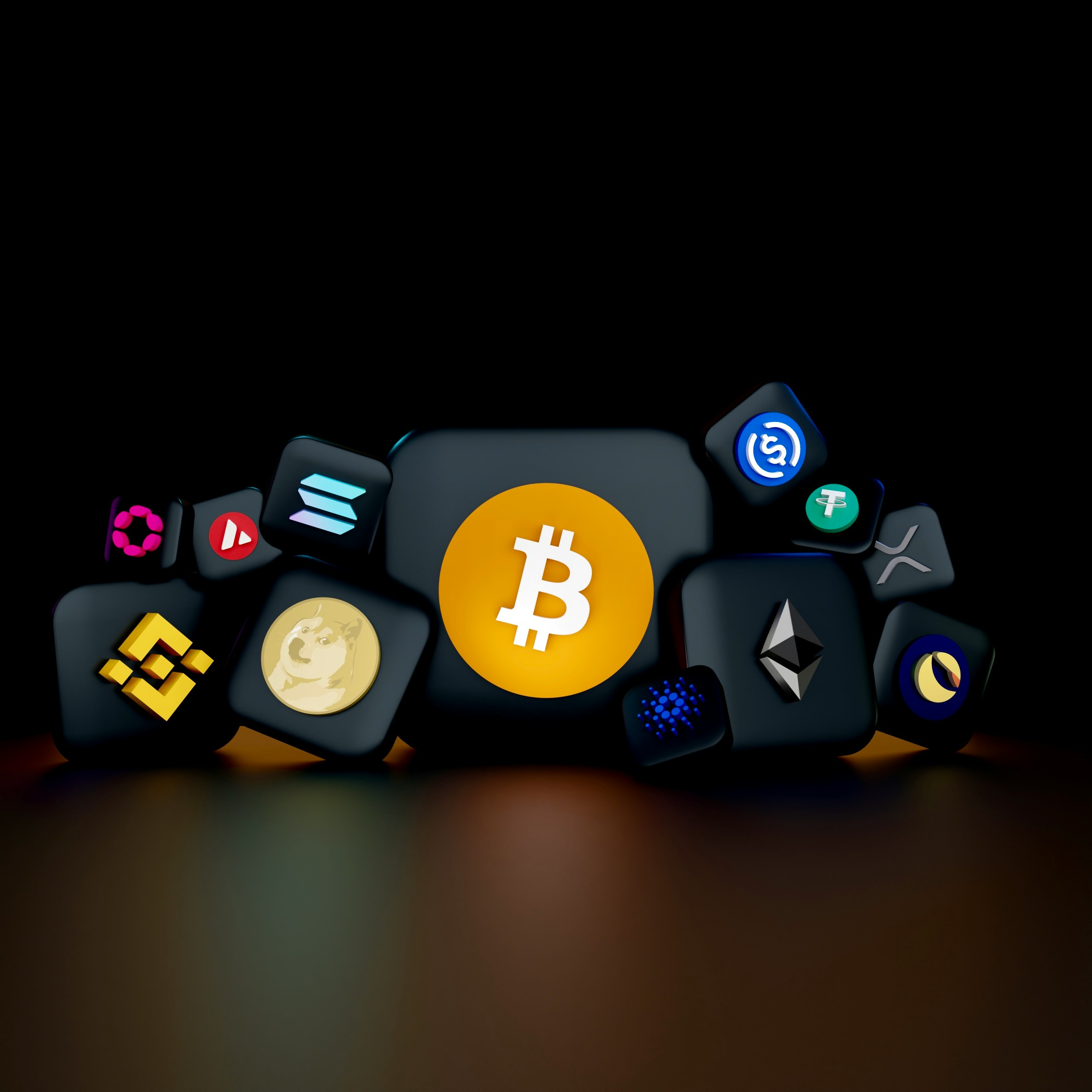 Solana-themed cryptocurrency image