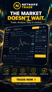 NetNapz Trade trading platform promotional graphic
