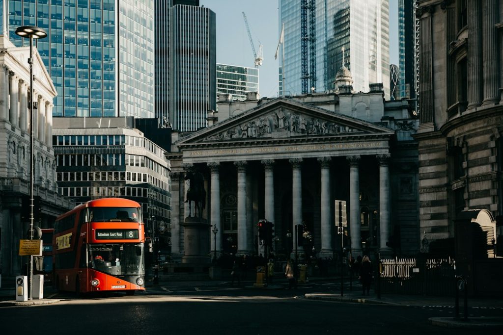 London financial district for NetNapz coverage of the Bank of England September 2026 rate decision. Photo by Tomas Hudolin via Unsplash.