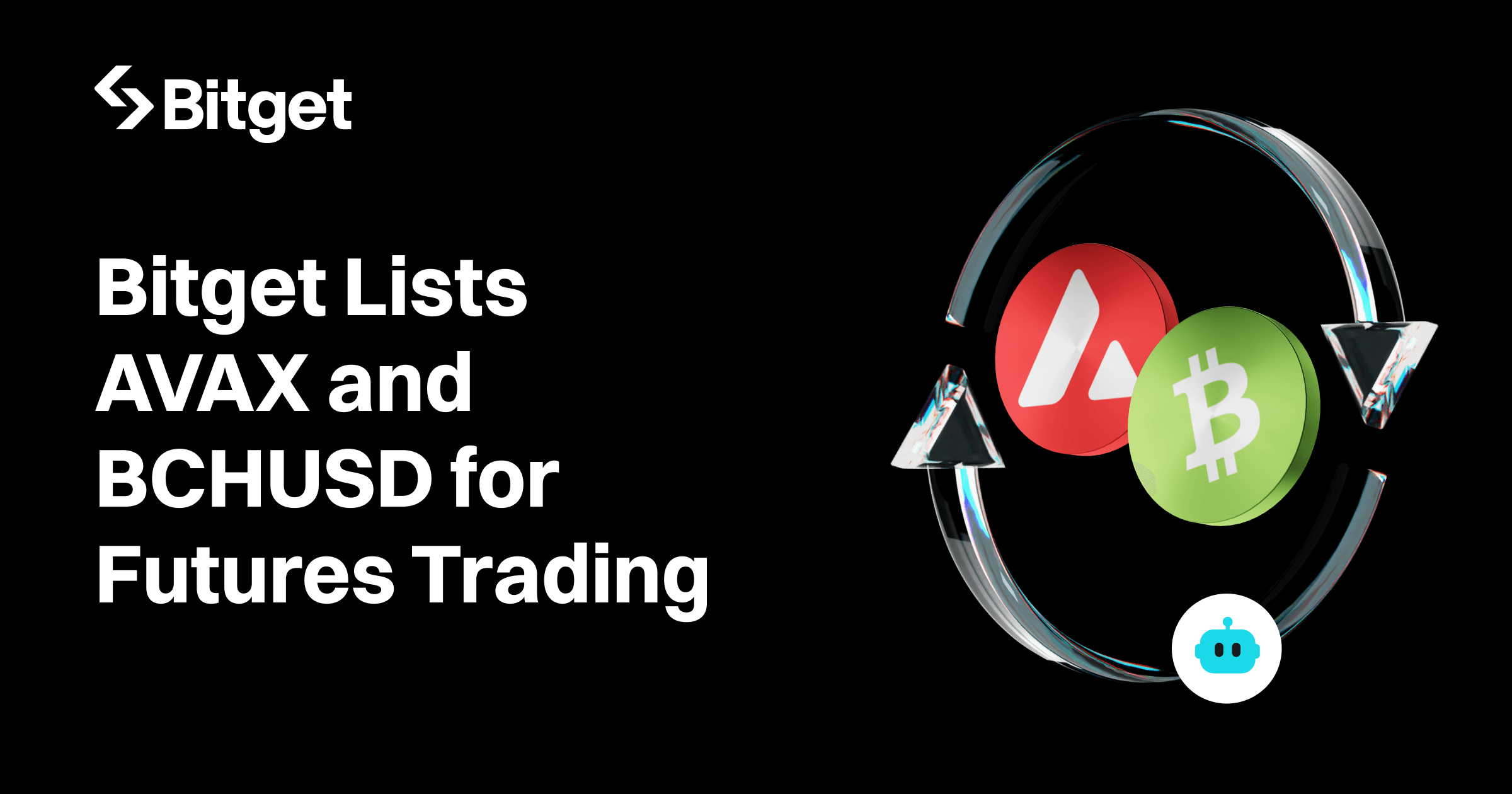 Bitget official branded cryptocurrency trading graphic