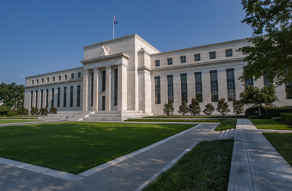 Federal Reserve building representing the rate backdrop affecting Bitcoin after the August 2026 jobs report