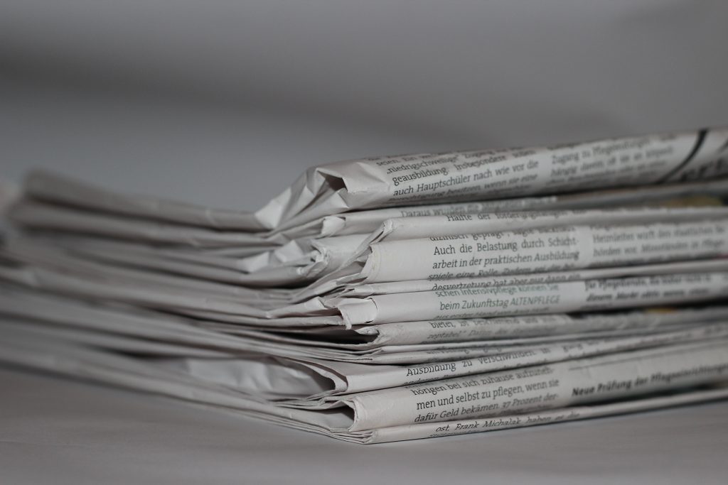 Stack of newspapers illustrating the NetNapz editorial update