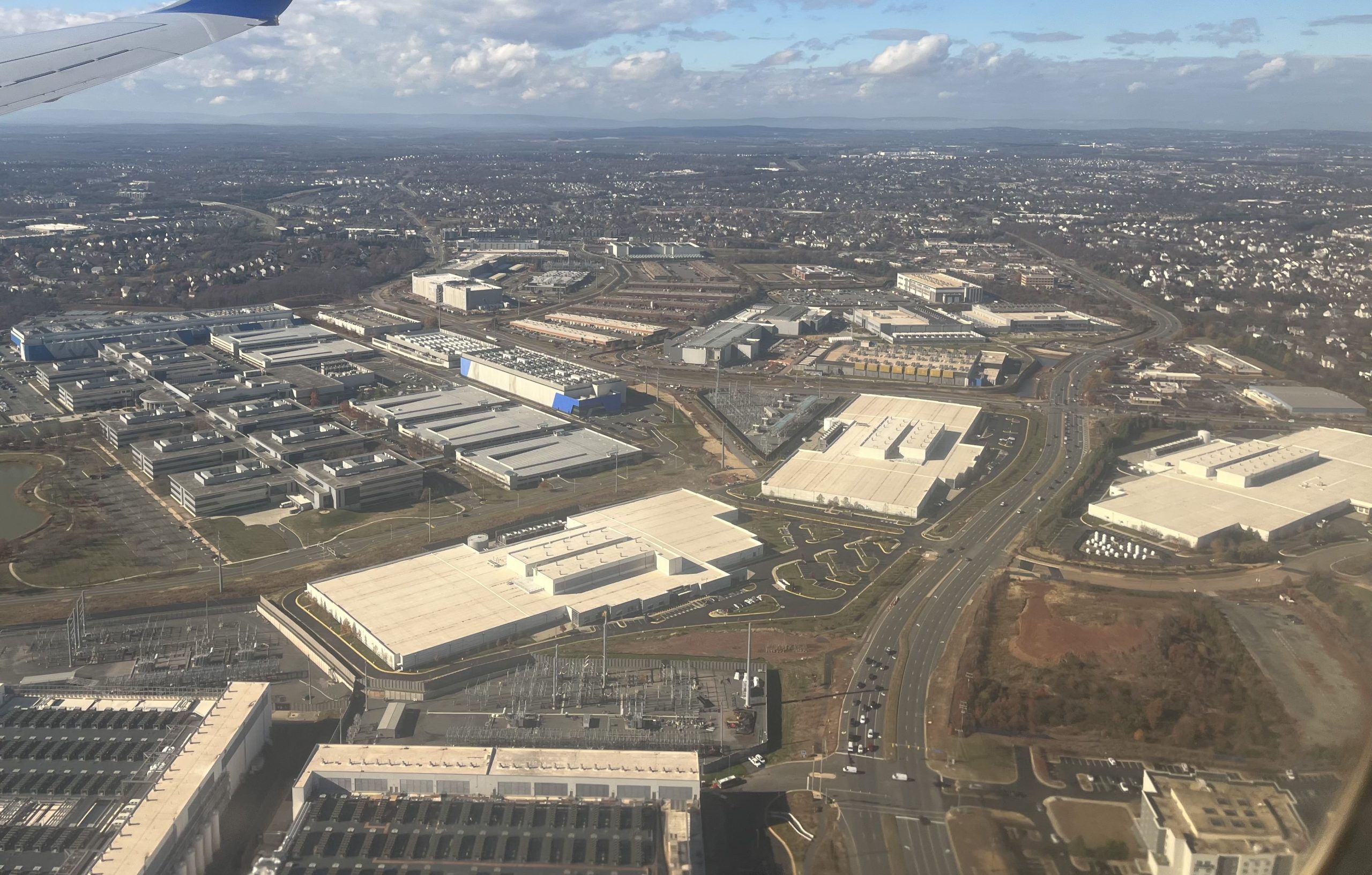 Data center buildings illustrating AI infrastructure
