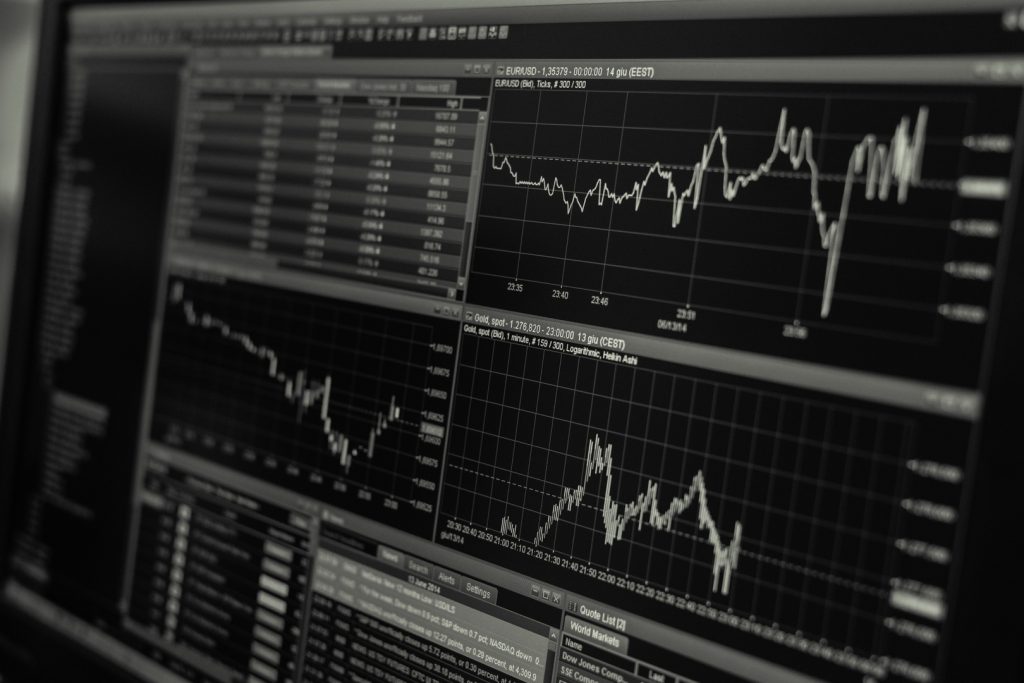 Illustrative financial market charts