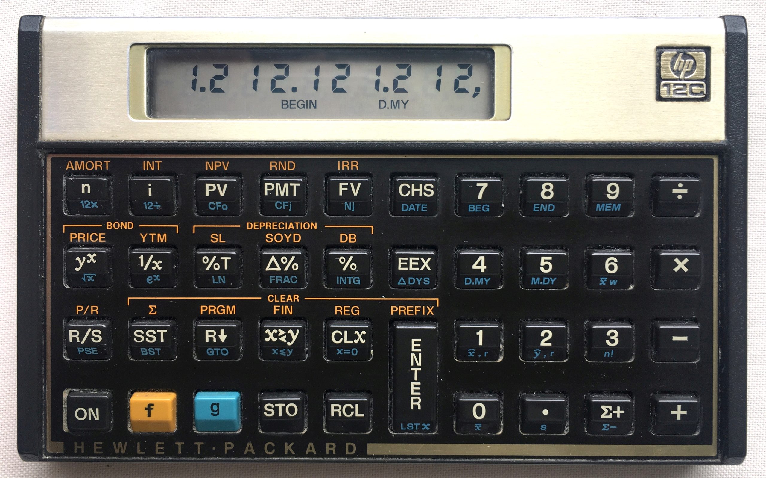 Financial calculator for position-risk planning