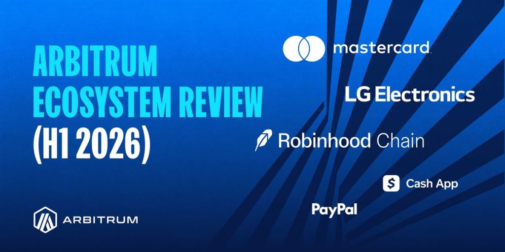 Arbitrum ecosystem graphic featuring Robinhood Chain