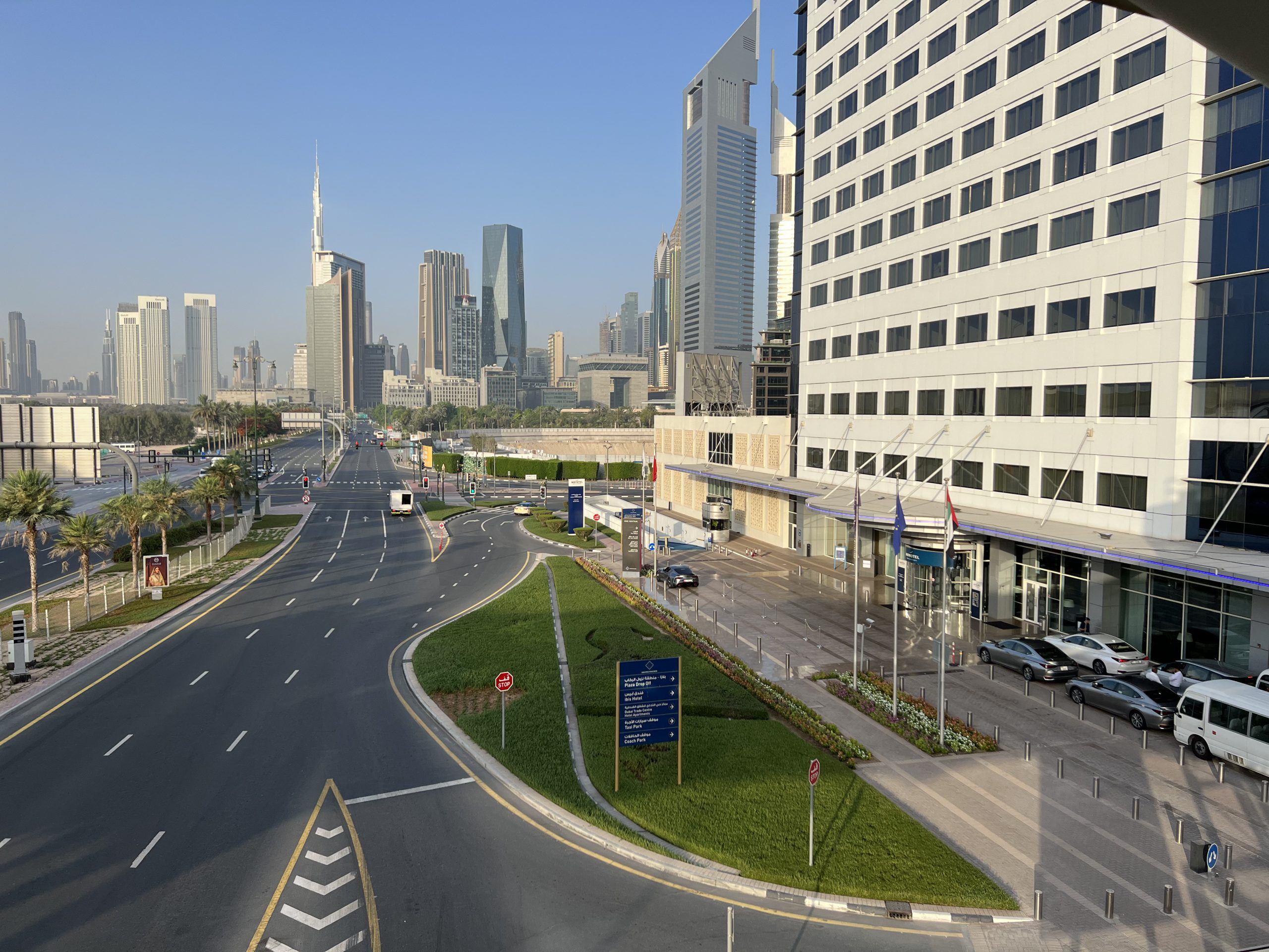 Dubai financial district skyline representing institutional crypto trading in the UAE
