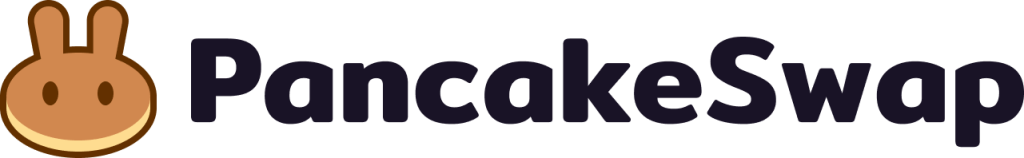 Complete PancakeSwap wordmark and bunny symbol