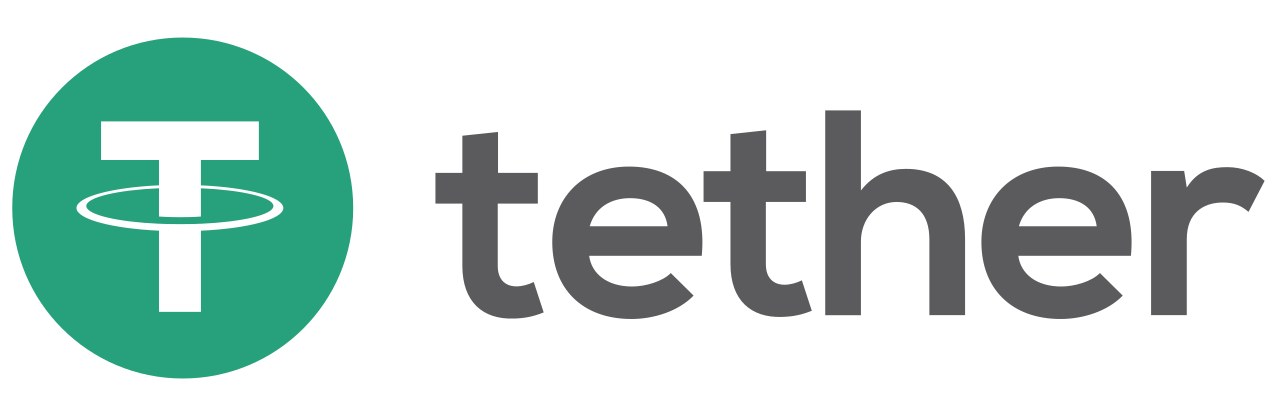 Complete Tether symbol and wordmark identifying the company behind the Kazakhstan memorandum
