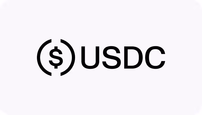 Official USDC logo supplied by Circle